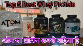 Top 5 Whey Protein Under 5000 rs / best selling Indian Whey protein #protein