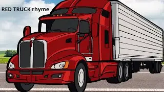 Big Red Truck Song  Nursery Rhymes for Kids  by Cartoonic94