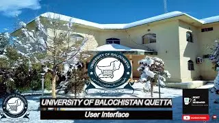 University of Balochistan Quetta user interface part 4