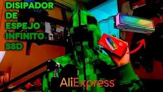 Disipador de calor NVME Aura Sync de aliexpress con el creeper