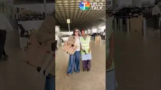 Farah Khan's HUMBLE GESTURE as she poses with a fan as spotted at the airport #farahkhan #shorts