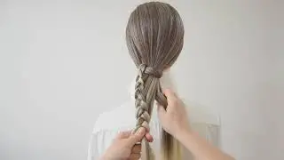 Dutch briad ponytail #shortvideo #viralvideo #ytshorts #tutorial #hair