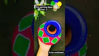 Painting On Pot 2023| Pot Decor Ideas| Pot Design Ideas #potpaintingideas #medusocraft #viral #diy