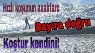 Koşu eğitimi yokuş yukarı-aşağı sürat antrenmanı, daha hızlı nasıl koşulur!