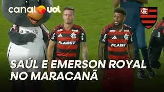 SA&Uacute;L E EMERSON ROYAL S&Atilde;O APRESENTADOS &Agrave; TORCIDA DO FLAMENGO