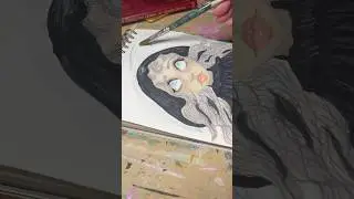 The #ghost of Christmas future. #achristmascarol #artistdrawing #artistillustration #art #artist
