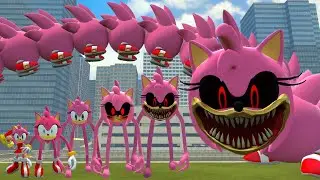 NEW EVOLUTION OF ROBLOX HUNGRY SONIC ARMY EXE WORM & INNYUME SMILEY'S AND SHIN SONIC TAPES in Gmod!!