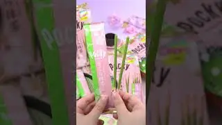 Sakura matcha pocky!