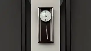 SEIKO QXH068B Pendulum Wooden Wall Clock, Playing Westminster Chimes.