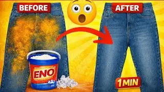 Jeans Par Haldi Ka Daag? ENO + Fitkari Se 1 Minute Mein GONE!
