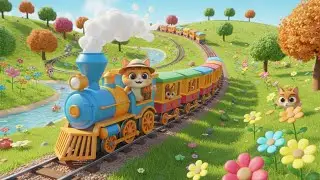Train Goes Choo Choo Fast & Slow Song for Kids | Train Song for Kids, Popular Nursery Rhyme & Kids