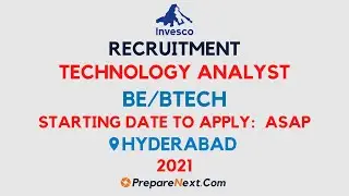 Invesco Off Campus Drive 2021 | Technology Analyst | IT Job | Engineering Job