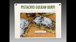 Barfi | How to make Pistachio Gulkand Barfi Recipe | Pistachio Gulkand fudge recipe