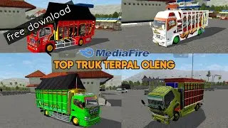 TOP TRUK TERPAL SEGITIGA | BUS SIMULATOR INDONESIA | NO PW