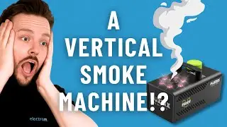 😱 a JET of smoke?! 💨 Fuzzix F506V Vertical Smoke Machine with LEDs Light Show ✨