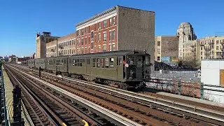 MTA NYC Subway IRT Lo-V & R33/R36 Redbird Museum Trains @ 174th Street (3/30/23)
