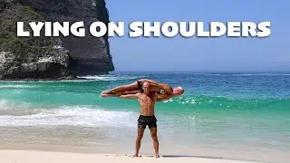 ACRO YOGA - Lying on Shoulders - Easy Tutorial with Tips (for Beginners)