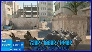 CS2 Playable? | i5-13600k - UHD 770 IGPU - 32GB DDR4 Benchmark