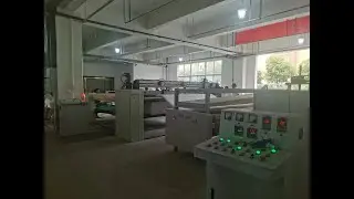 Five Heads Non Woven Thermal Bonded Hard Wadding Production Line for Sofa