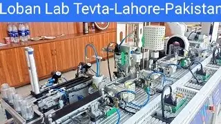 Loban robotics lab in Tevta Lahore Pakistan|How medicine filling plant works|Robotics working