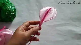 how to make lily flowers from plastic bag