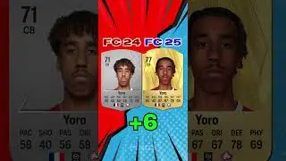 Rising Ballers Ratings in FC 25! #fifa #fifaratings #football