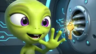 Among Us Sleepy Alien Lost the Key | Fun Baby Song | Kids Nursery Rhymes