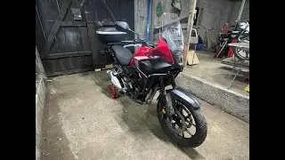 Honda NX500 Crash Bar and Topcase Mount Installation
