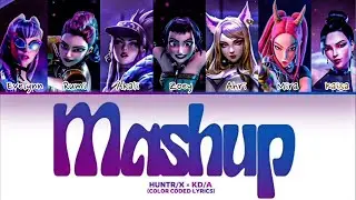 HUNTR/X × KD/A “How It's Done × POP/STARS” MASHUP (Color Coded Lyrics)