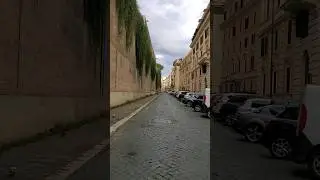 Iconic Cobblestone Streets in Rome Italy and some are being paved with asphalt