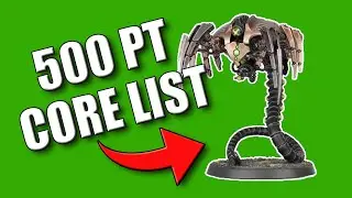 Necron Core Keyword 500 Point Army List for 9th Edition