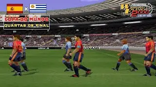 ESPANHA x URUGUAI | COPA DO MUNDO Winning Eleven 2000 - QUARTAS DE FINAL
