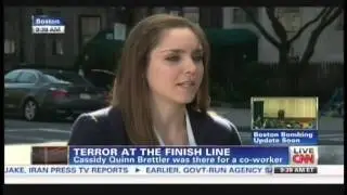 Cassidy Quinn Brettler Boston Marathon Bombings Witness (April 15, 2013, 9:38 AM)