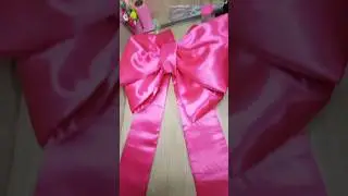 🎀DIY GIANT BOW RIBBON 🎀 #diy #bow #ribbon #ribbonbows #cute