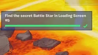 ✅ Find the secret battle star in loading screen 5 - Fortnite Battle Royale