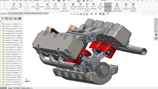 ENGINE ASSEMBLY  PART 2 STEP BY STEP#cadsoftwaretutorial#solidworks#mechanicaldesign