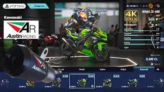 RIDE 6 | Customize Kawasaki Ninja ZX-4RR Austin Racing Exhaust Race Gameplay [4K PS5 Pro]