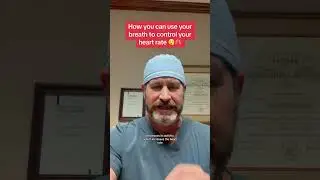 Control your heart rate with breathing #doctor #surgeon #hearthealth #calming #anxiety  #heart #fypツ