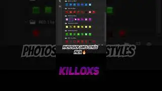 Photoshop Layers Styles Pack !! 🔥 #photoshop #graphicdesign #gfx #layerstyle #texteffect