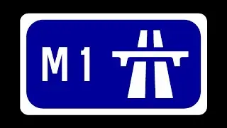 Newly Built M1 Motorway Belfast 1961