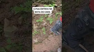 PUA ENTROU NA BOTA DO CARA #trilhandoeseaventurando #trilhasradicais