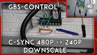 GBS-control Naomi 31kHz downscale 240p 15kHz csync - en directo