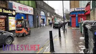 Snowing in Little Sylhet | Chapman Street London E1 | মাছ বাজার ও কাঁচা বাজার লন্ডন