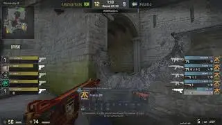 Fnatic JW  Mag-7 4K vs Immortals Cobblestone @ Dreamhack Malmo 2017