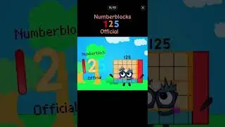 Numberblocks 125 official #numberblocksfanmade #twentyfive #numberblockscharacters #five #cube