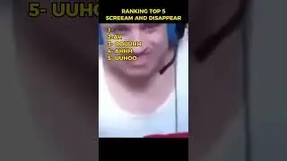 Ranking Top 5 Scream and Disappear  #ranking #memes #top5