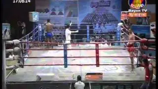 khmer boxing,Him saran VS Teom san,bayon boxing tv new 19 Feb 2016.