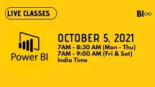 Power BI 360 - Live Classes (October & November 2021)