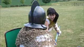 Gladiator Bouts (family friendly style) - Battle for Britannia 2025 - Butser Ancient Farm