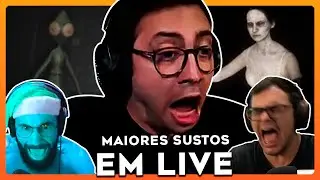 STREAMERS EM DESESPERO! - MAIORES SUSTOS EM LIVE